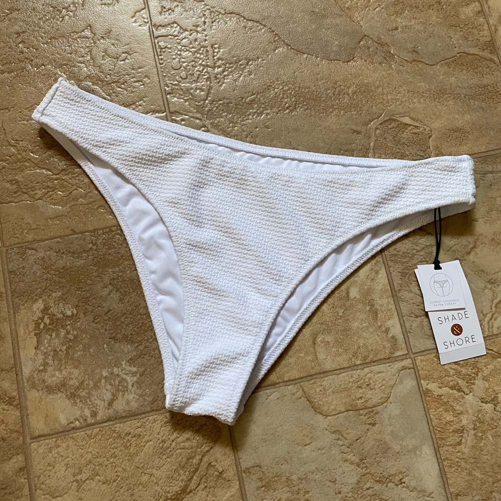 Shade & Shore White Bikini Bottoms